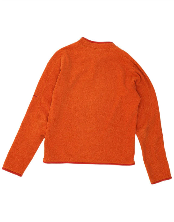 Patagonia Womens Fleece Jumper UK 10 Small Orange Polyester