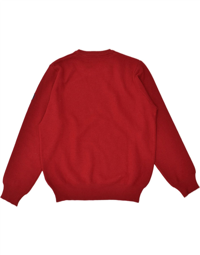 VINTAGE Womens Crew Neck Jumper Sweater UK 18 XL Red Virgin Wool | Vintage Vintage | Thrift | Second-Hand Vintage | Used Clothing | Messina Hembry 