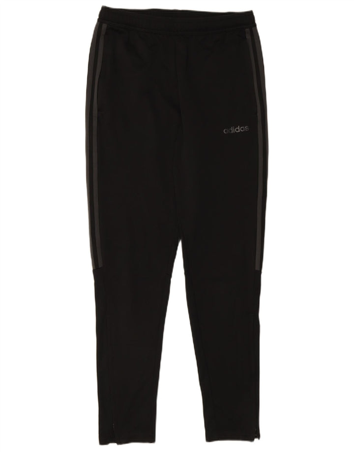 ADIDAS Mens Tracksuit Trousers Medium  Black Polyester
