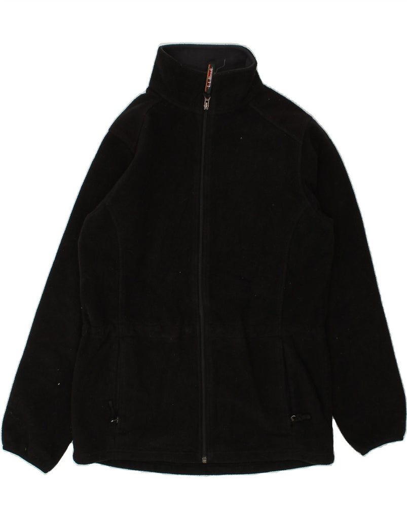 L.L.BEAN Womens Fleece Jacket UK 16 Large Black | Vintage L.L.Bean | Thrift | Second-Hand L.L.Bean | Used Clothing | Messina Hembry 