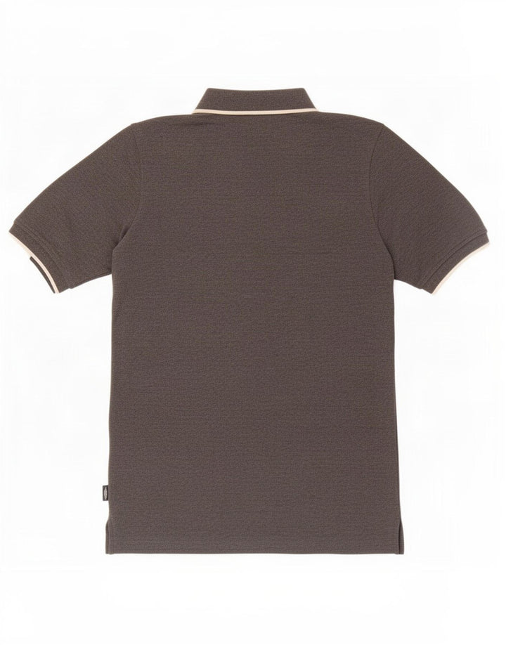 Umbro Mens Polo Shirt Small Grey Polyester
