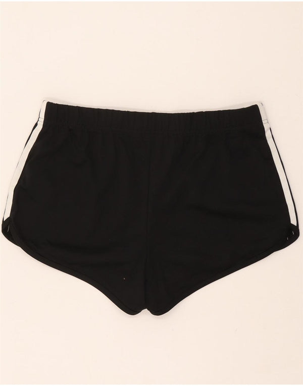 Adidas Womens Sport Shorts UK 8 Small  Black Polyester
