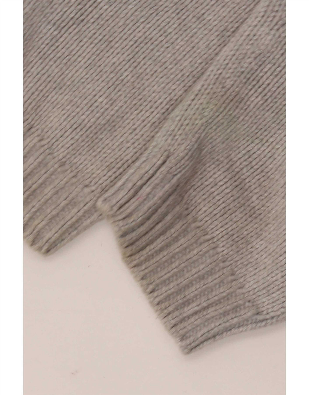 Gap Mens Zip Neck Jumper Sweater XL Grey Cotton