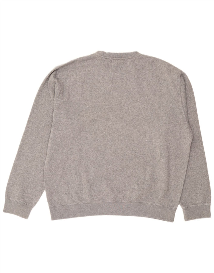 Fila Mens Graphic Sweatshirt Jumper XL Grey Flecked
