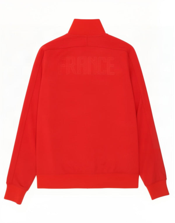 Nike Mens Federation Francaise De Rugby Tracksuit Top Jacket Large Red