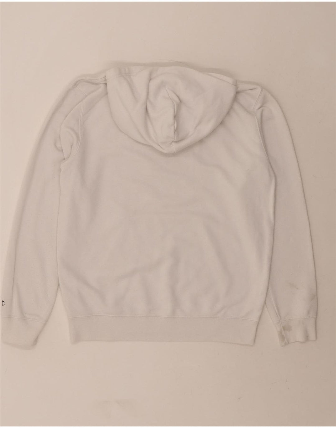 CHAMPION Mens Graphic Hoodie Jumper Large White Cotton Vintage Champion and Second-Hand Champion from Messina Hembry 