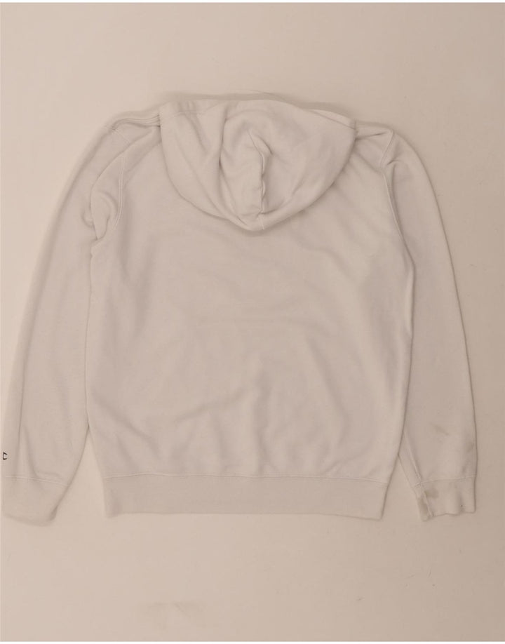 CHAMPION Mens Graphic Hoodie Jumper Large White Cotton Vintage Champion and Second-Hand Champion from Messina Hembry 