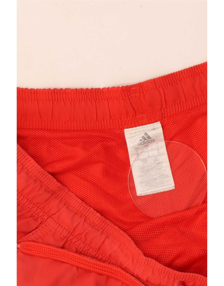 Adidas Mens Sport Shorts Large Red Nylon