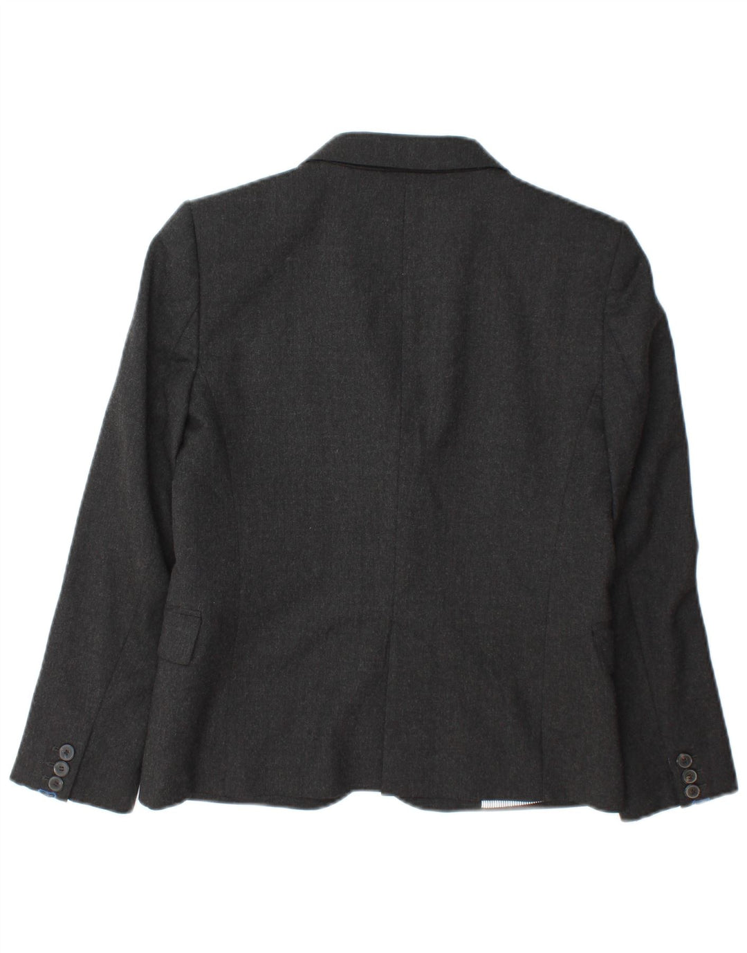 Zara Womens 2 Button Blazer Jacket UK 10 Small Grey
