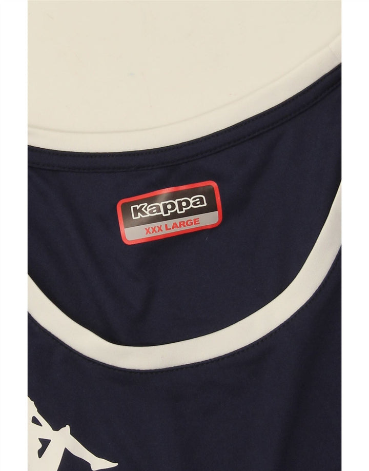 Kappa Mens Vest Top 3XL Navy Blue Polyester