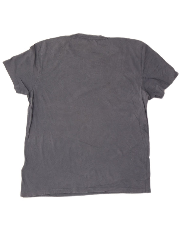All Saints Womens T-Shirt Top UK 16 Large Grey Cotton