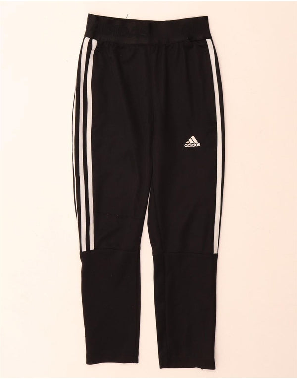 Adidas Girls Aeroready Graphic Tracksuit Trousers 7-8 Years Black