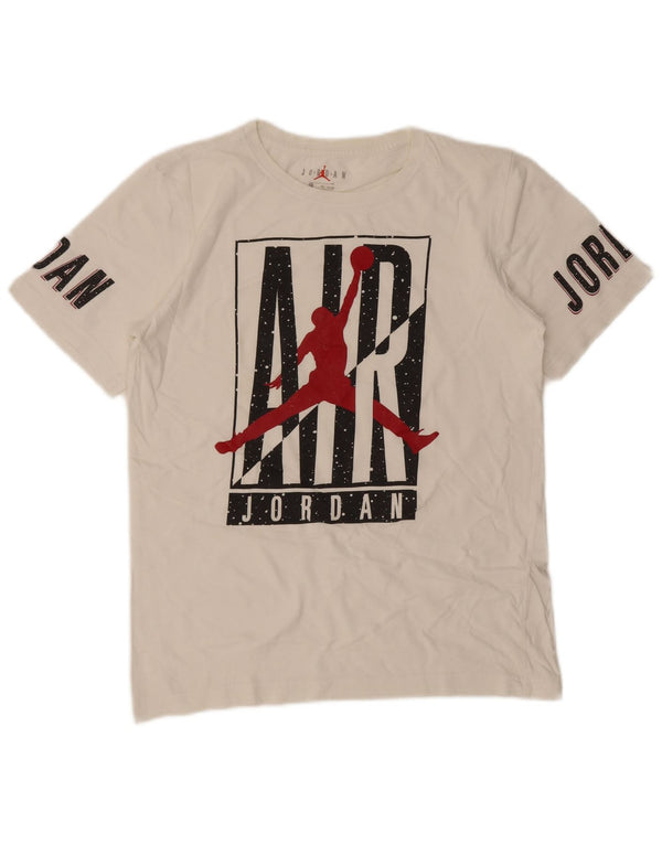 Jordan Boys Graphic T-Shirt Top 13-14 Years XL White