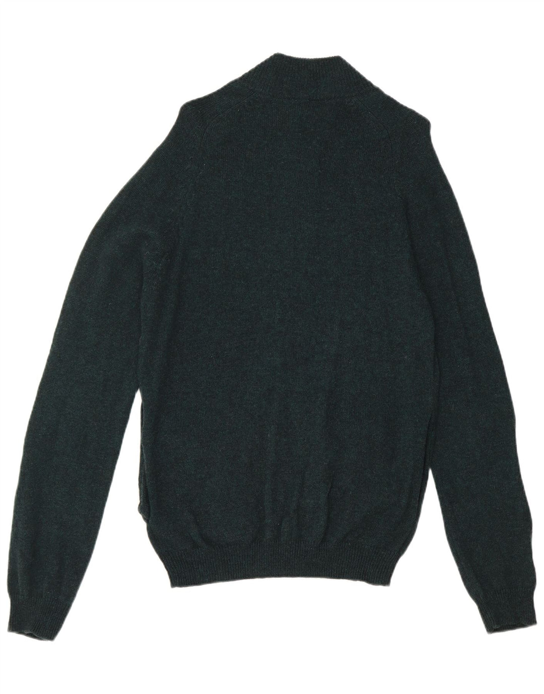 Marks & Spencer Mens Cardigan Sweater Medium Green Wool