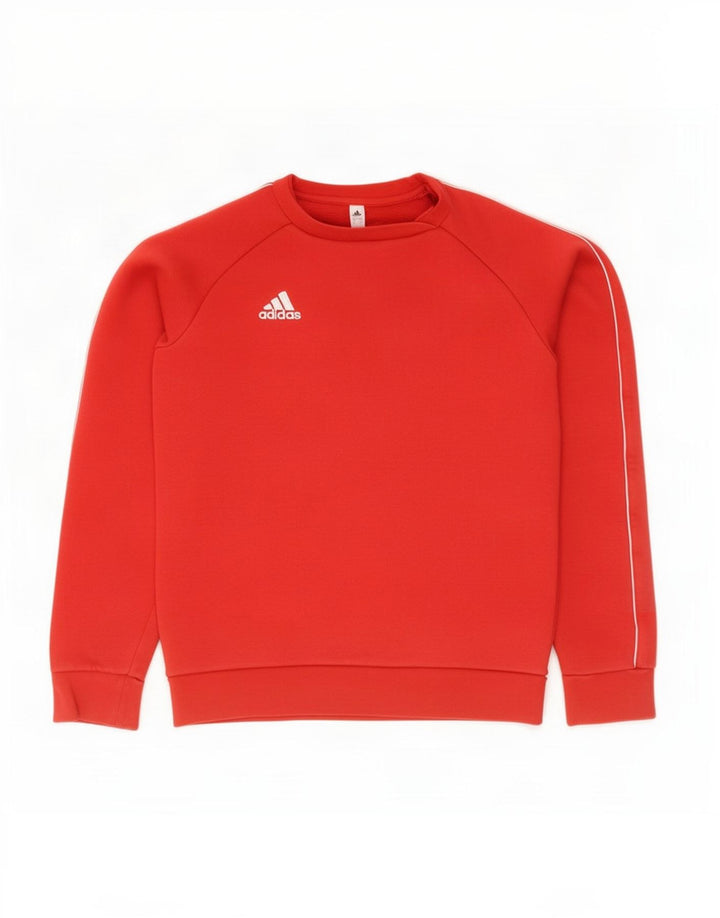 Adidas Mens Sweatshirt Jumper XS Red Cotton