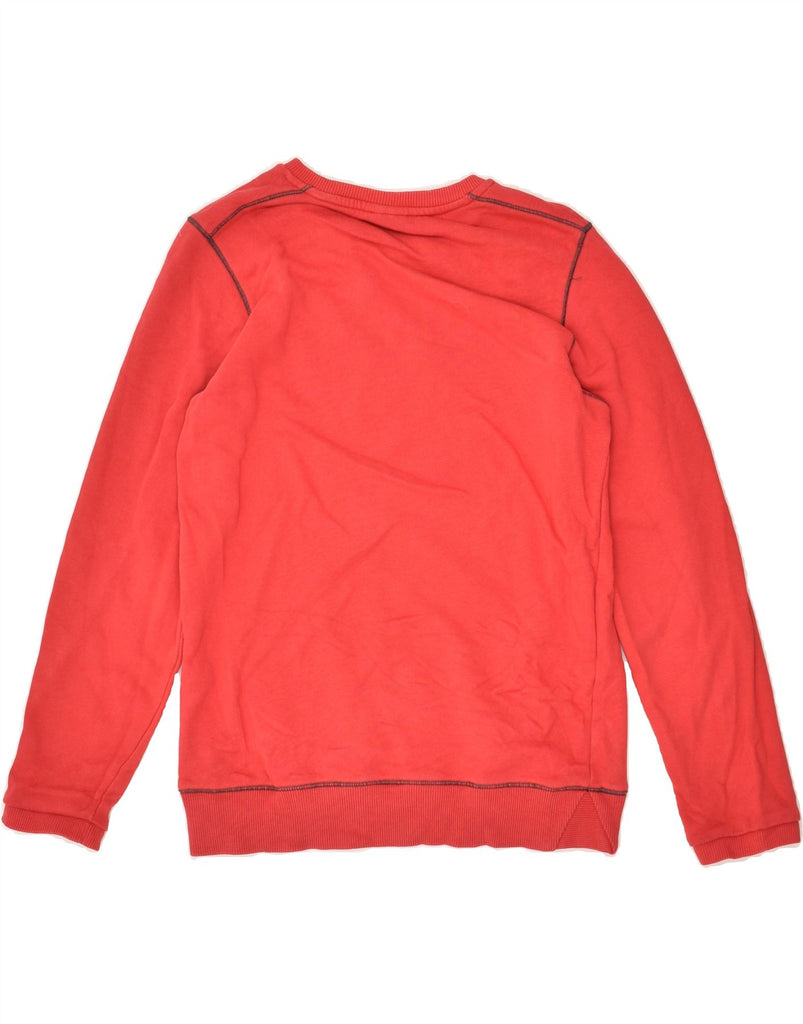 NAPAPIJRI Boys Graphic Sweatshirt Jumper 13-14 Years Red | Vintage Napapijri | Thrift | Second-Hand Napapijri | Used Clothing | Messina Hembry 