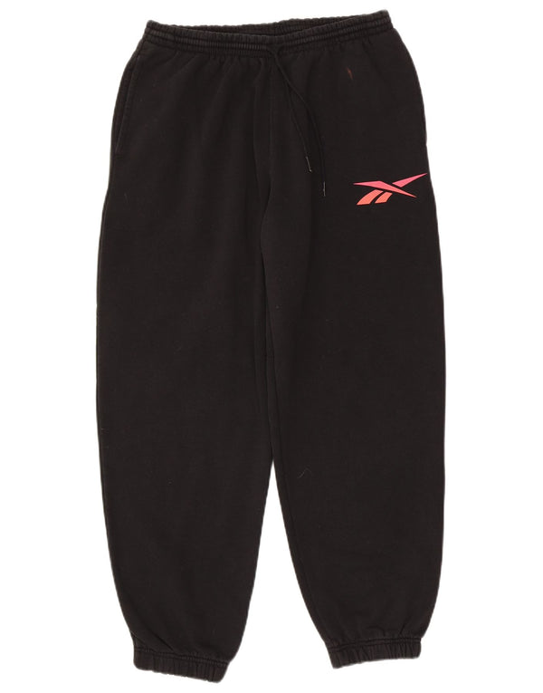 Reebok Womens Tracksuit Trousers Joggers UK 16/18 Large  Black Cotton