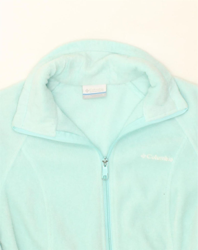 COLUMBIA Womens Fleece Jacket UK 10 Small Green Polyester | Vintage Columbia | Thrift | Second-Hand Columbia | Used Clothing | Messina Hembry 