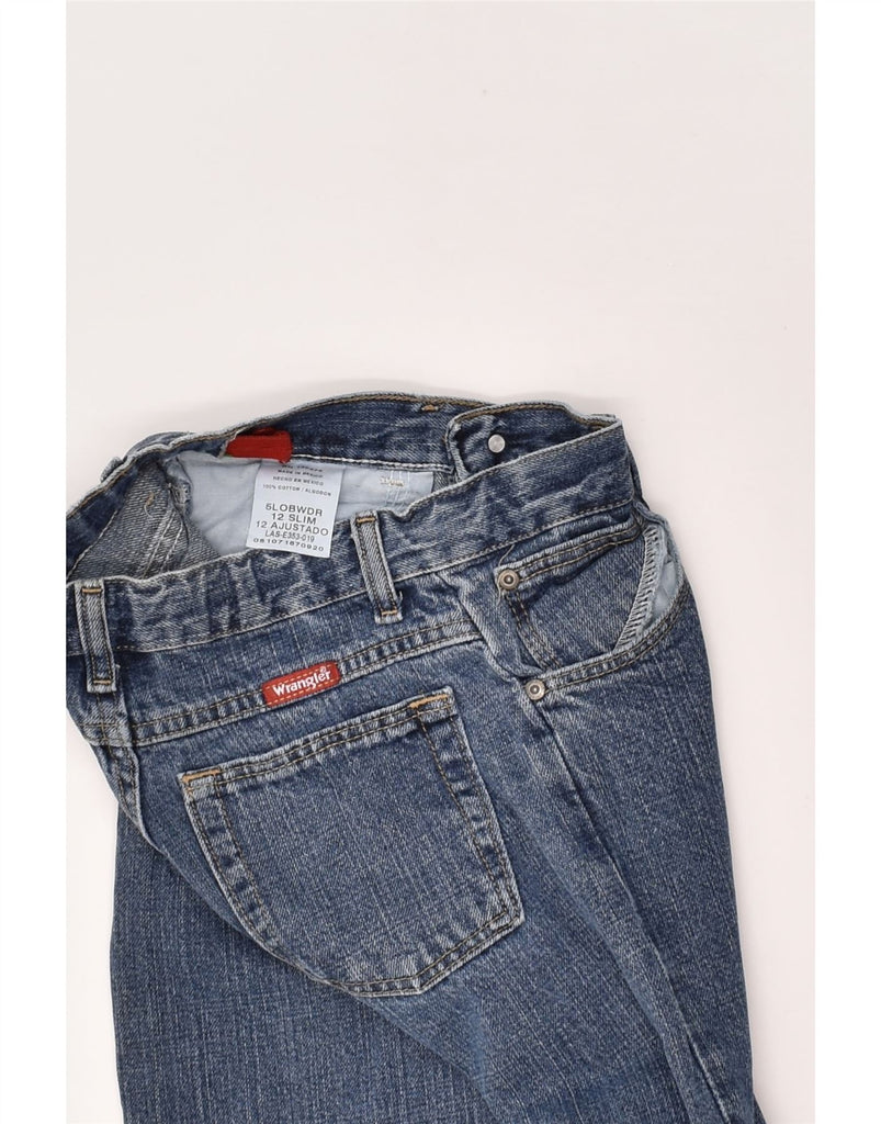 WRANGLER Boys Slim Jeans 11-12 Years W24 L25  Blue Cotton | Vintage Wrangler | Thrift | Second-Hand Wrangler | Used Clothing | Messina Hembry 