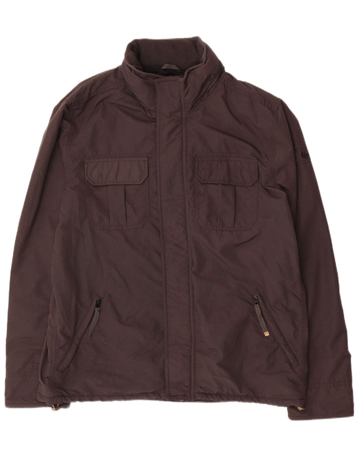 Fat Face Mens Utility Jacket UK 42 XL Black Nylon