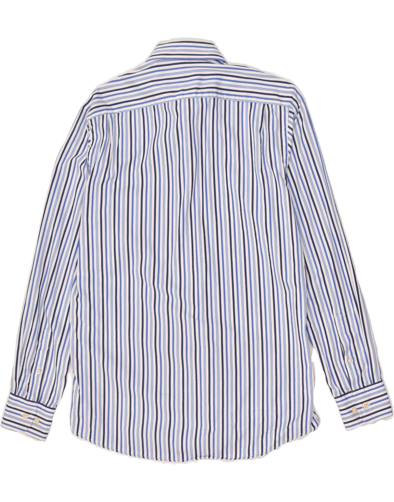 MASSIMO DUTTI Mens Shirt Medium Blue Striped Cotton | Vintage Massimo Dutti | Thrift | Second-Hand Massimo Dutti | Used Clothing | Messina Hembry 