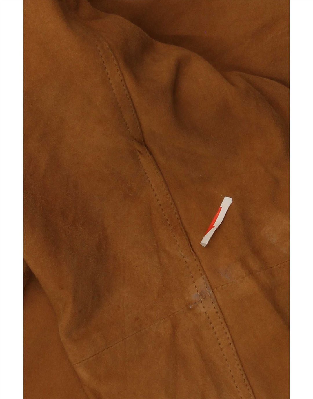 Vintage Womens Suede Jacket IT 46 Large Beige Leather