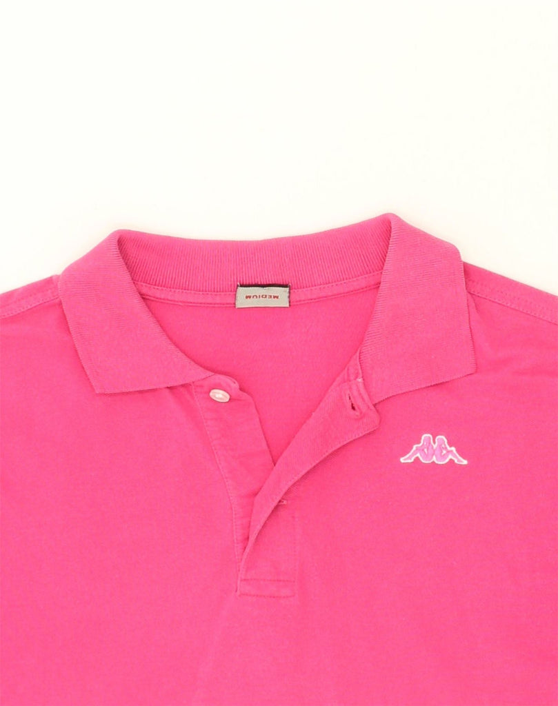 KAPPA Mens Polo Shirt Medium Pink Cotton | Vintage Kappa | Thrift | Second-Hand Kappa | Used Clothing | Messina Hembry 