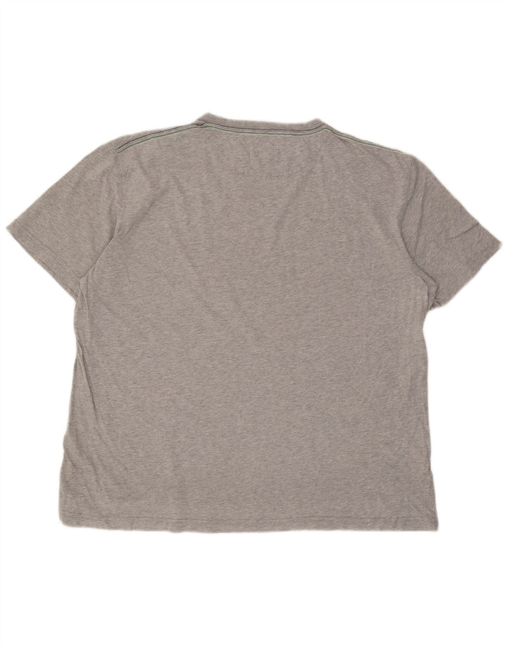 La Martina Mens T-Shirt Top 4XL Grey Flecked