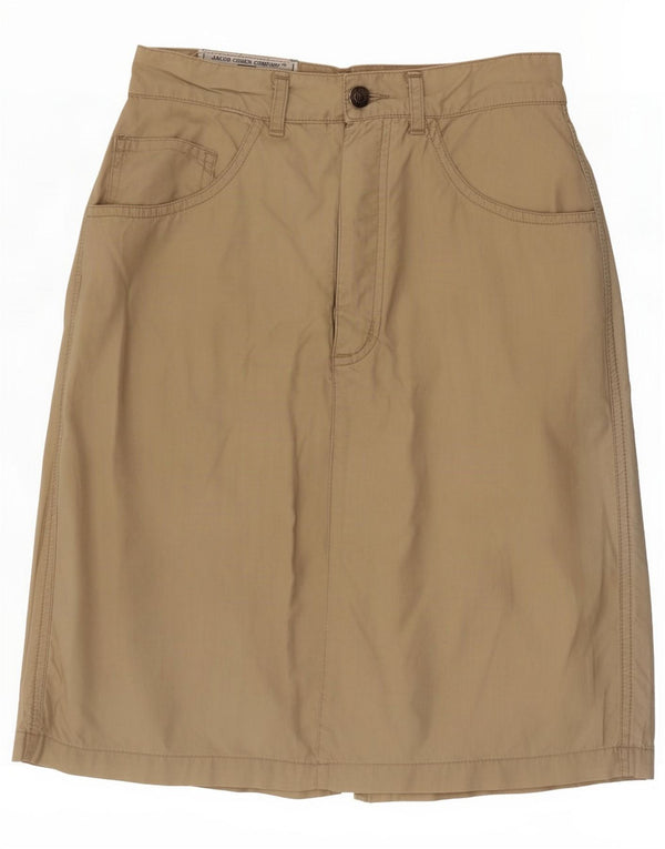 Jacob Cohen Womens Cargo Skirt Medium W29 Beige Cotton