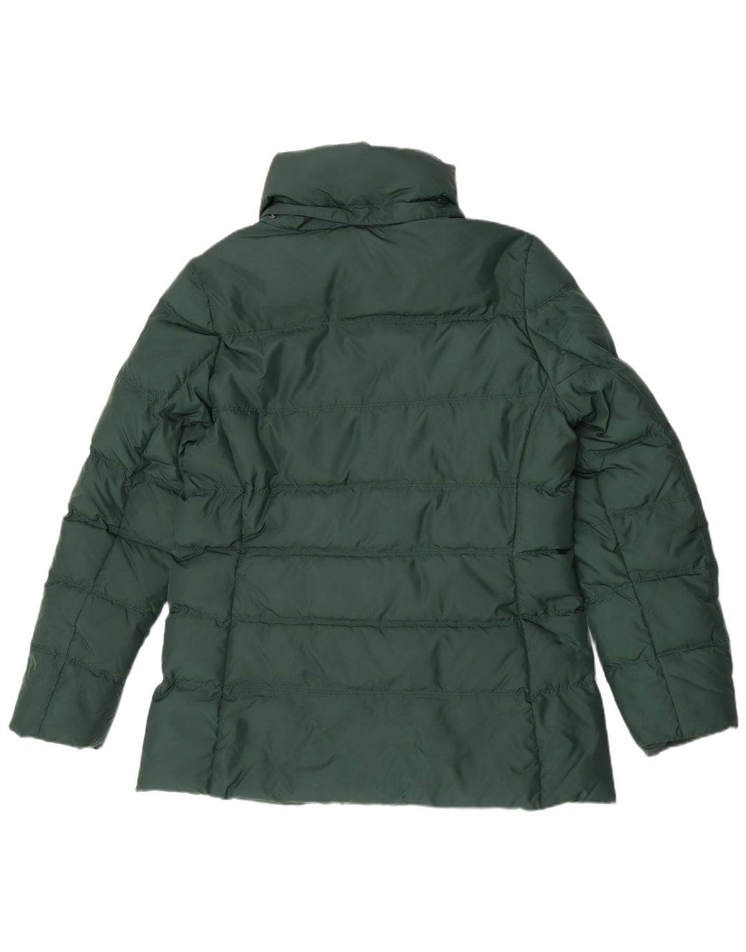Tommy Hilfiger Womens Hooded Padded Jacket UK 18 XL Green Polyester