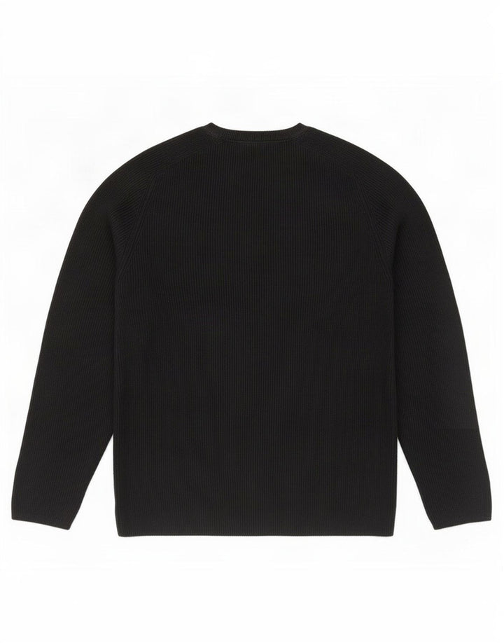 Gap Mens Top Long Sleeve Large Black Cotton