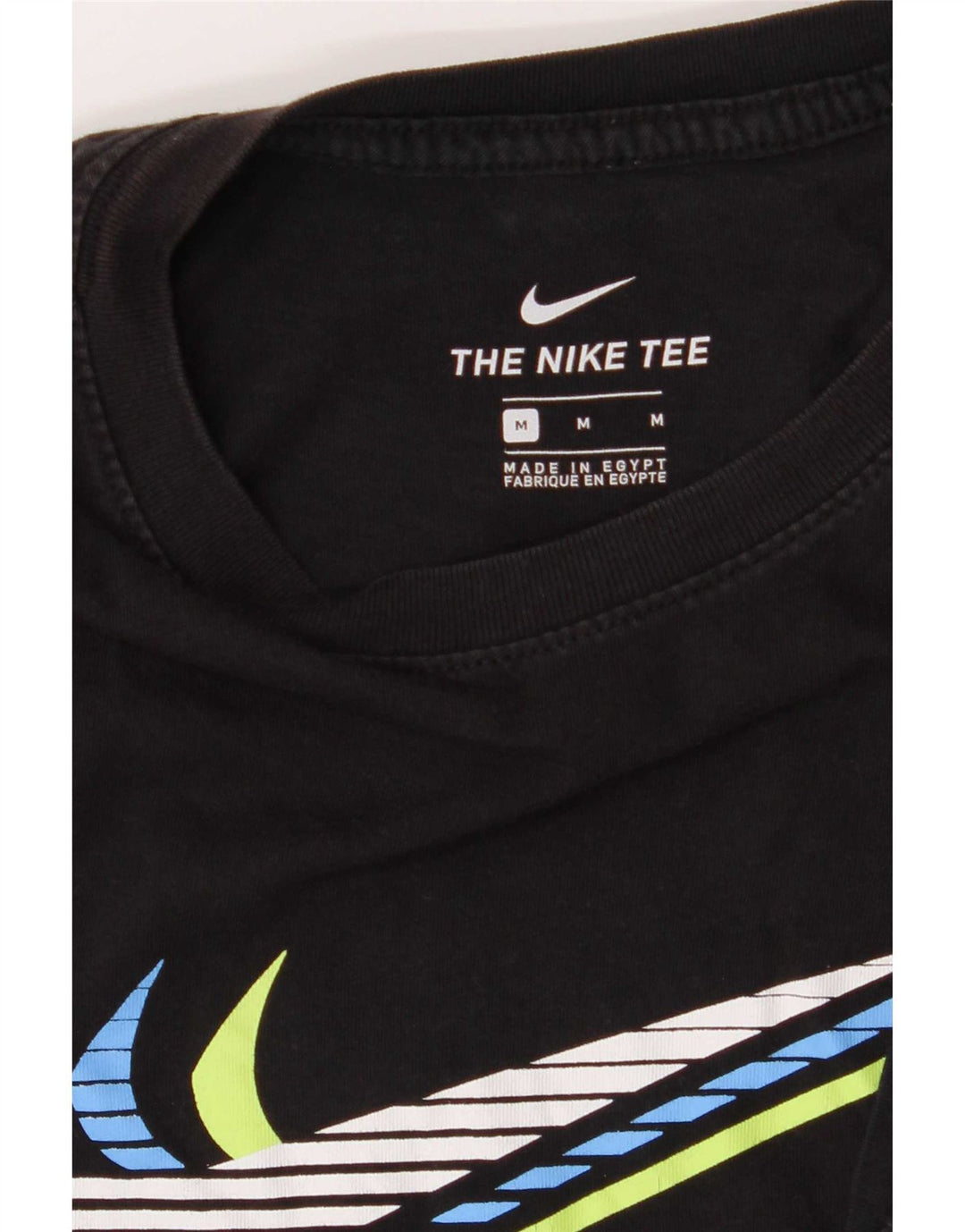 Nike Mens Graphic T-Shirt Top Medium Black