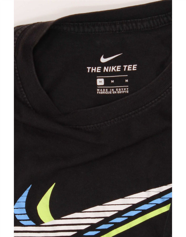 Nike Mens Graphic T-Shirt Top Medium Black