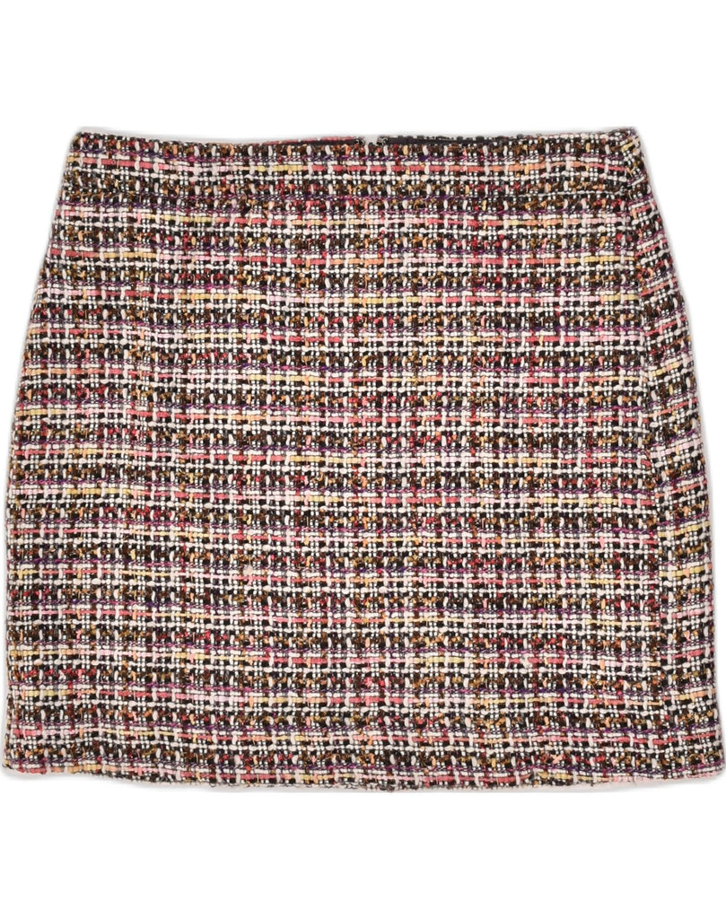 J. CREW Womens Mini Straight Skirt US 8 Medium W32  Multicoloured Acrylic | Vintage J. Crew | Thrift | Second-Hand J. Crew | Used Clothing | Messina Hembry 