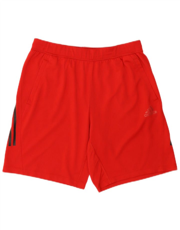 Adidas Mens Aeroready Sport Shorts Large  Red Polyester