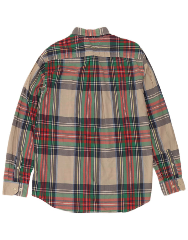 Tommy Hilfiger Mens Shirt Large Multicoloured Check Cotton