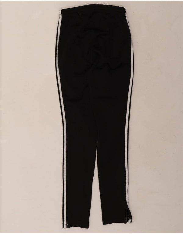 Adidas Womens Prime Blue Tracksuit Trousers UK 4 XS Black Cotton