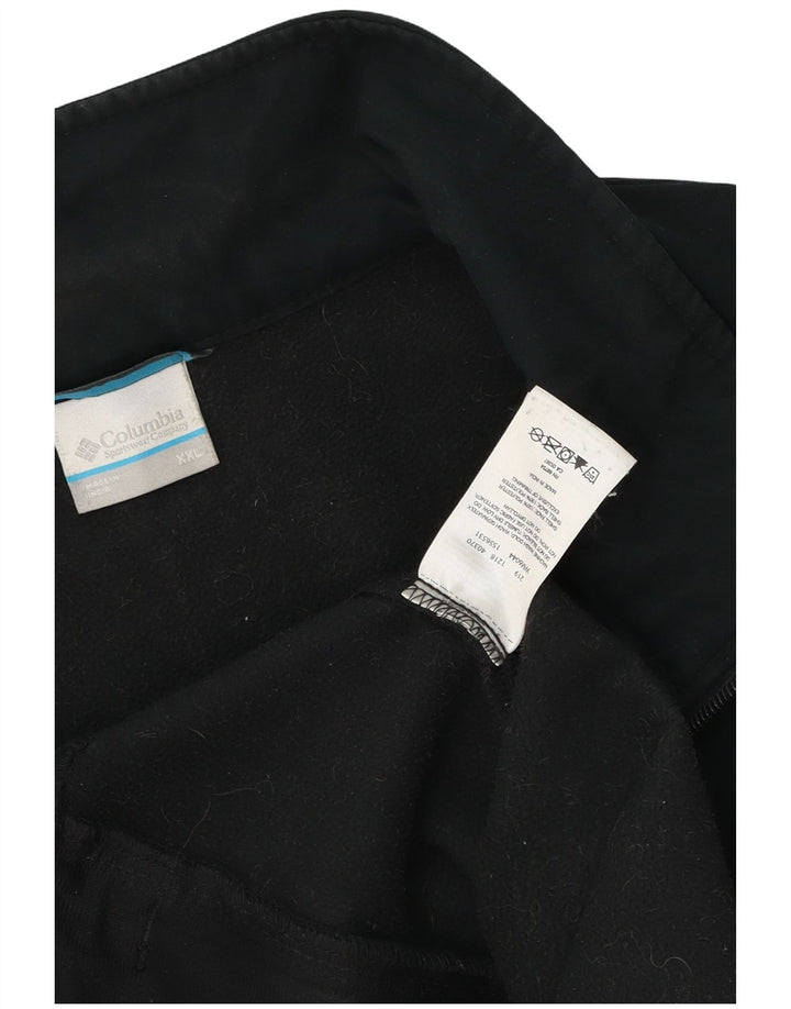 COLUMBIA Mens Windbreaker Jacket UK 44 2XL Navy Blue Polyester