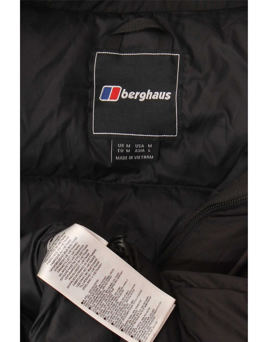 Berghaus Mens Padded Gilet UK 38 Medium Black Polyester