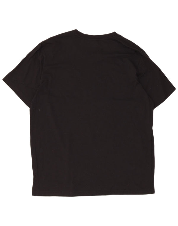 Champion Mens Graphic T-Shirt Top Large Black