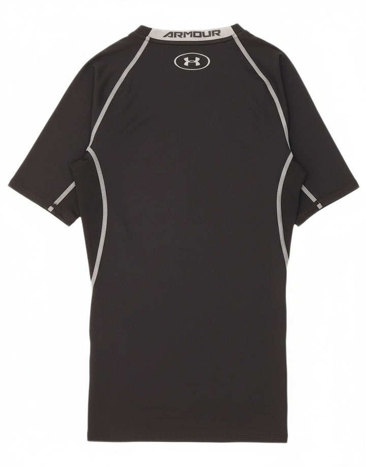 Under Armour Womens Graphic T-Shirt Top UK 8 Small Black Polyester