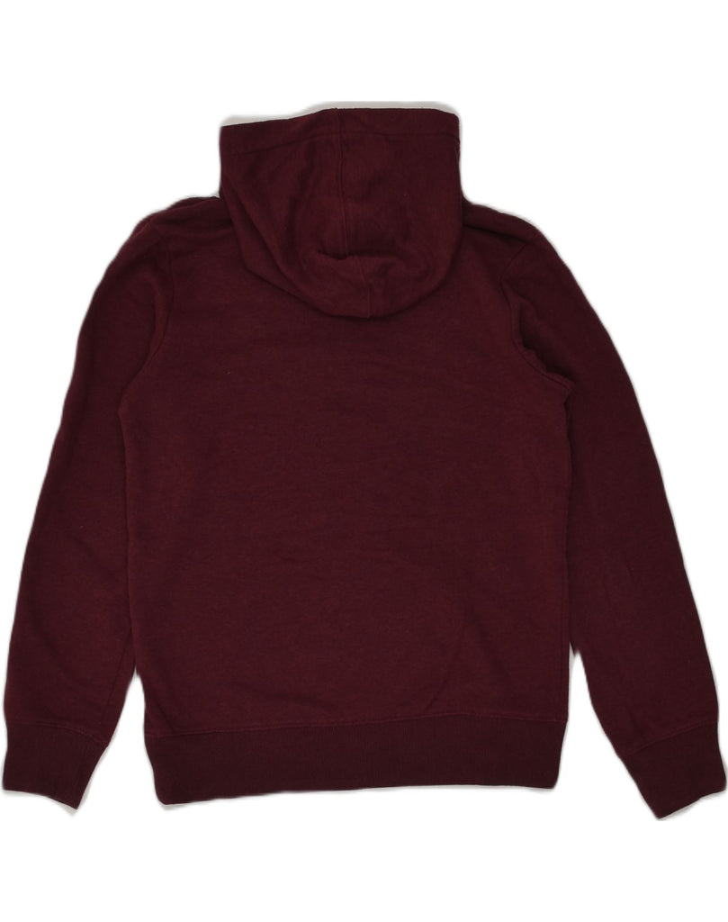 HURLEY Boys Graphic Hoodie Jumper 14-15 Years Burgundy Cotton | Vintage Hurley | Thrift | Second-Hand Hurley | Used Clothing | Messina Hembry 