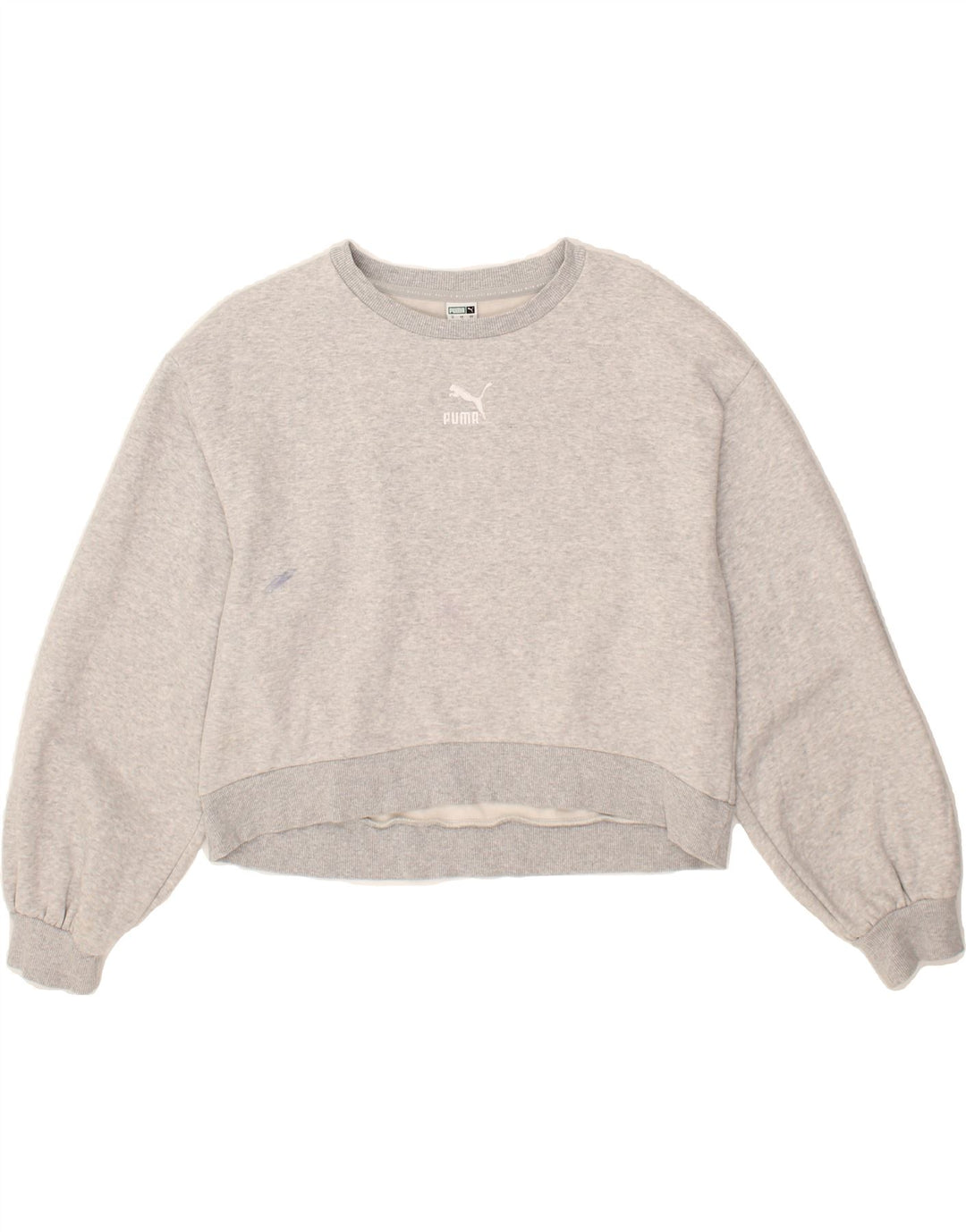 PUMA Womens Sweatshirt Jumper UK 18 XL Grey Cotton Vintage Puma and Second-Hand Puma from Messina Hembry 