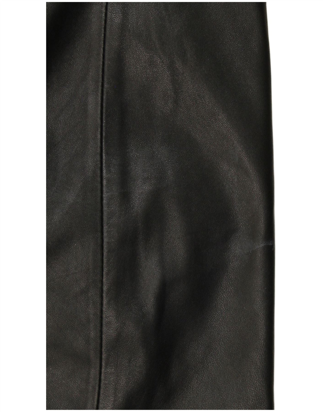 Mens Leather Coat IT 56 3XL Black Leather