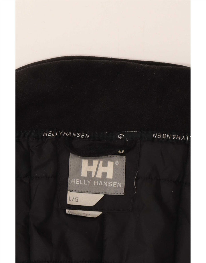 Helly Hansen Mens Bomber Jacket UK 40 Large Black Nylon