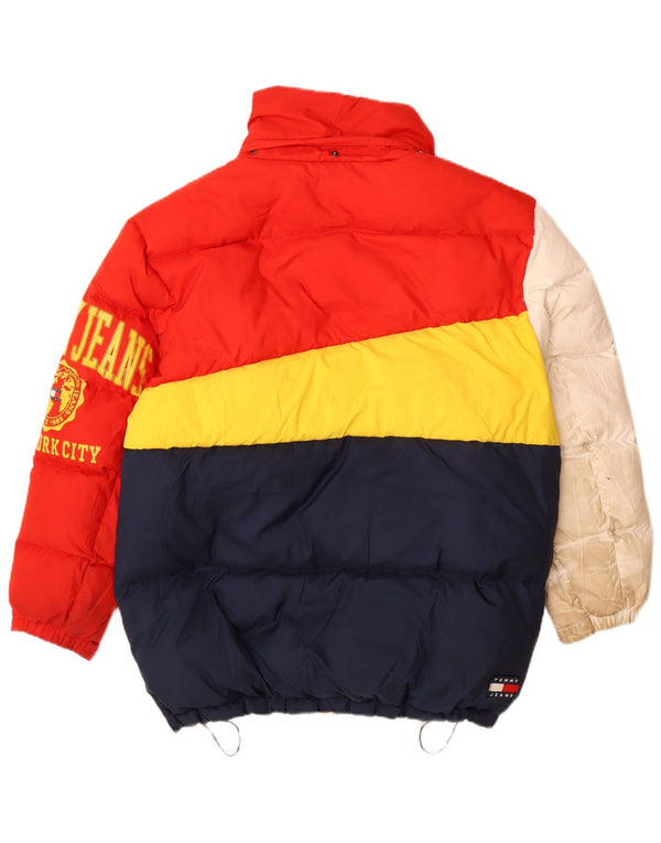 Tommy Hilfiger Mens Graphic Padded Jacket UK 34 XS Multicoloured