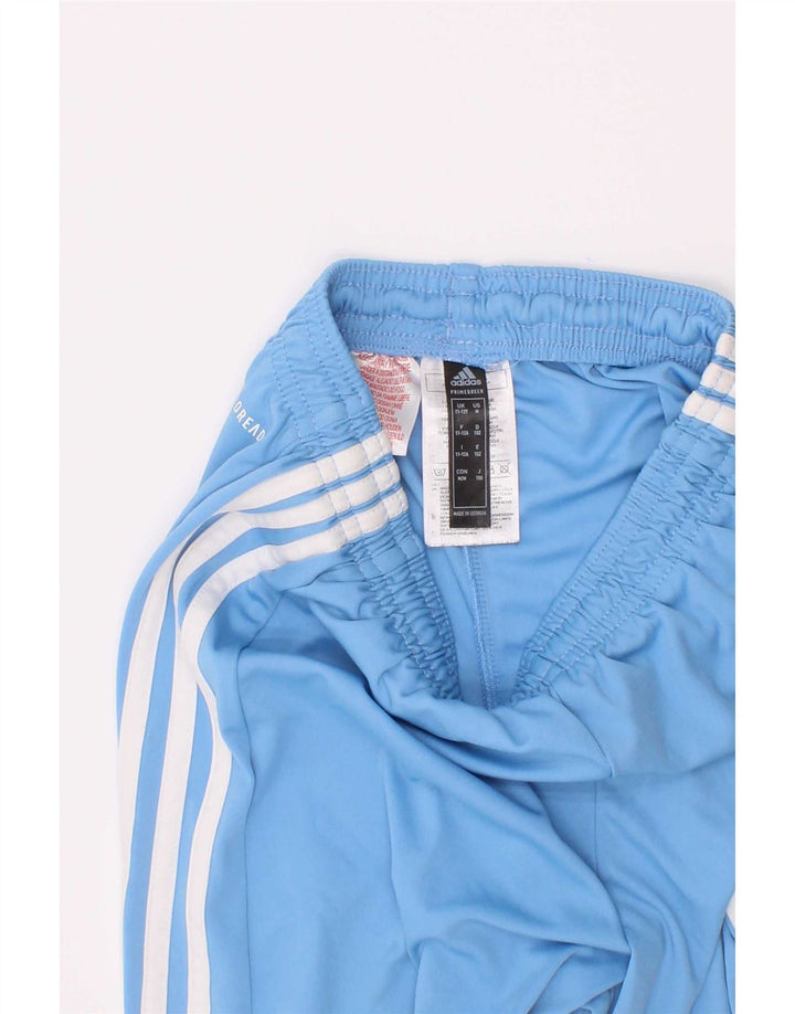 Adidas Boys Aeroready Sport Shorts 11-12 Years Blue Polyester