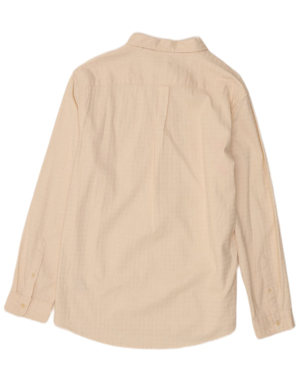 Marks & Spencer Mens Shirt XL Beige Cotton