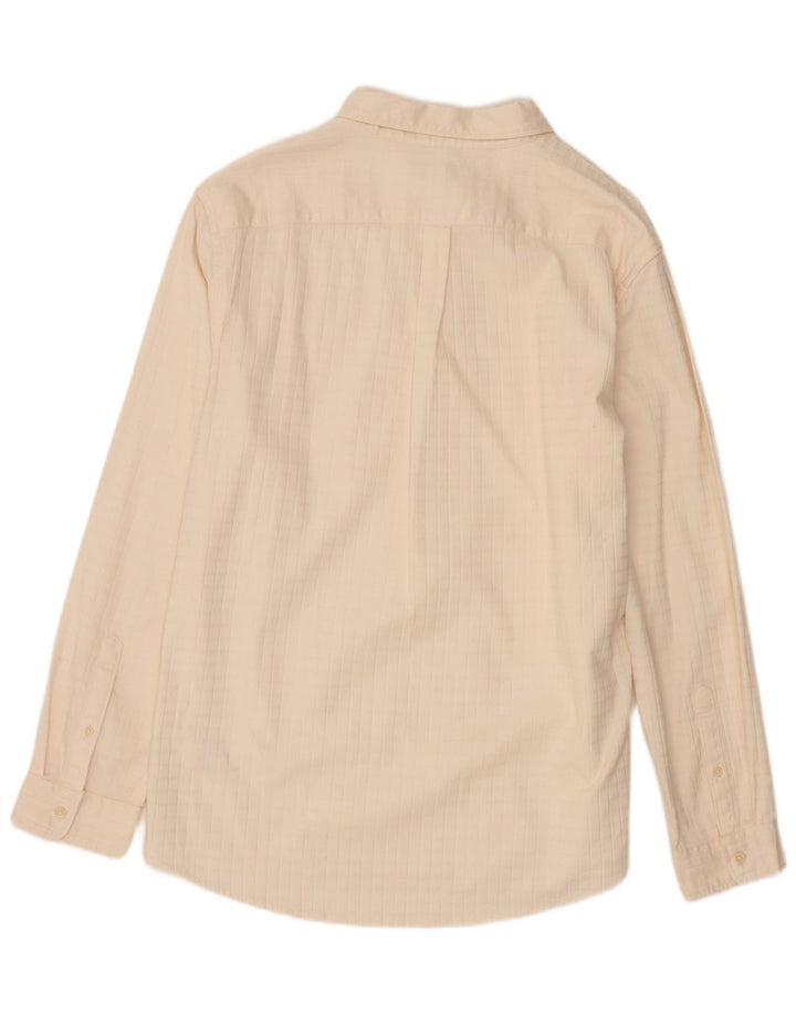 Marks & Spencer Mens Shirt XL Beige Cotton