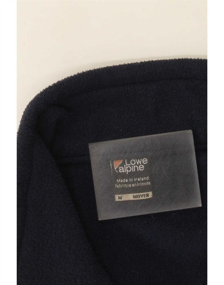 Lowe Alpine Mens Fleece Jacket UK 38 Medium Navy Blue Polyester
